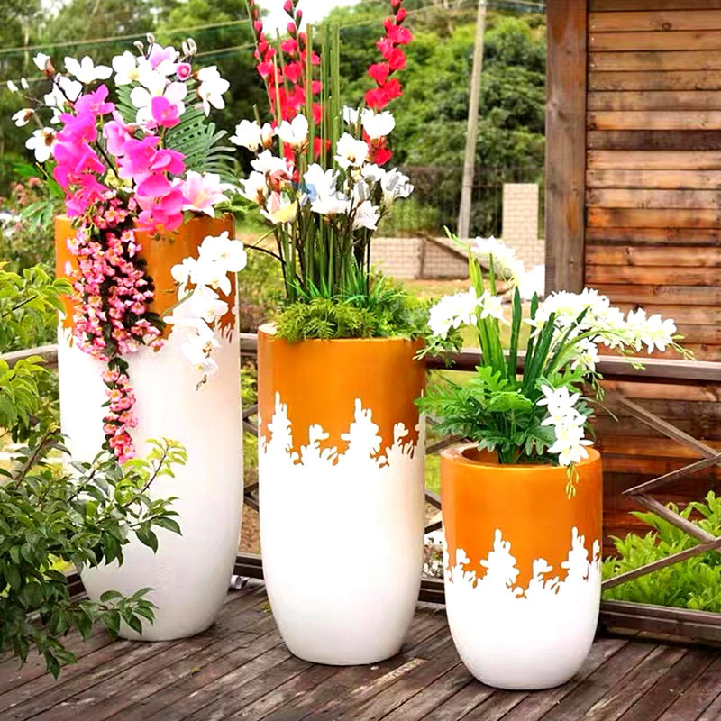 玻璃钢花箱花池