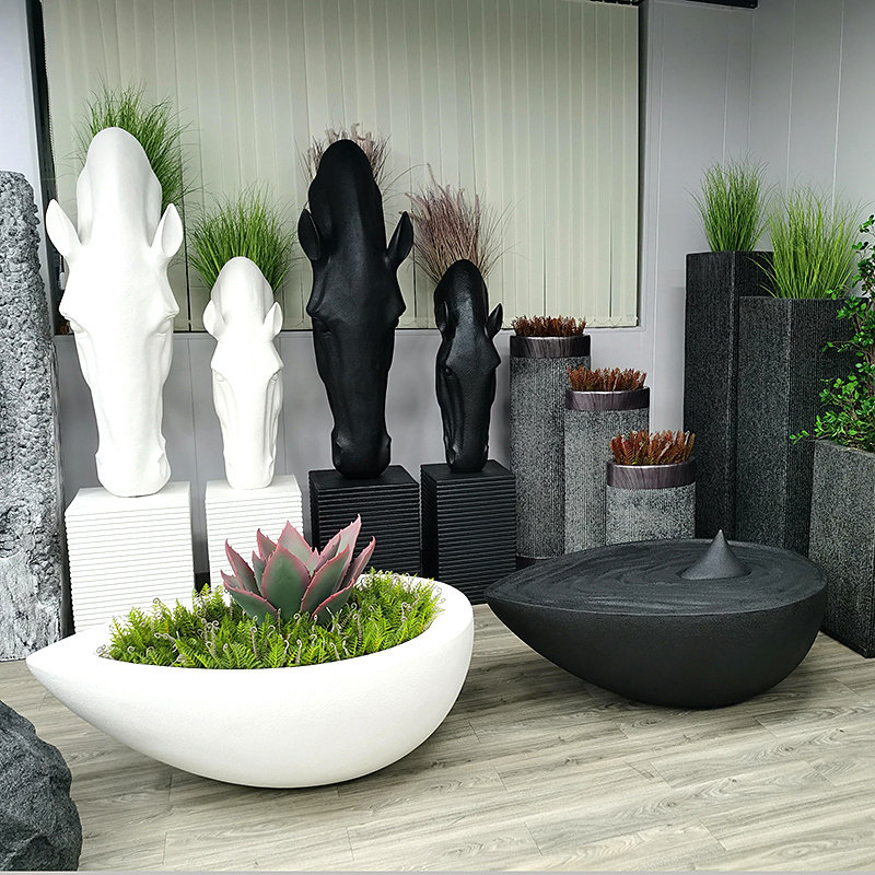 玻璃钢花箱花池