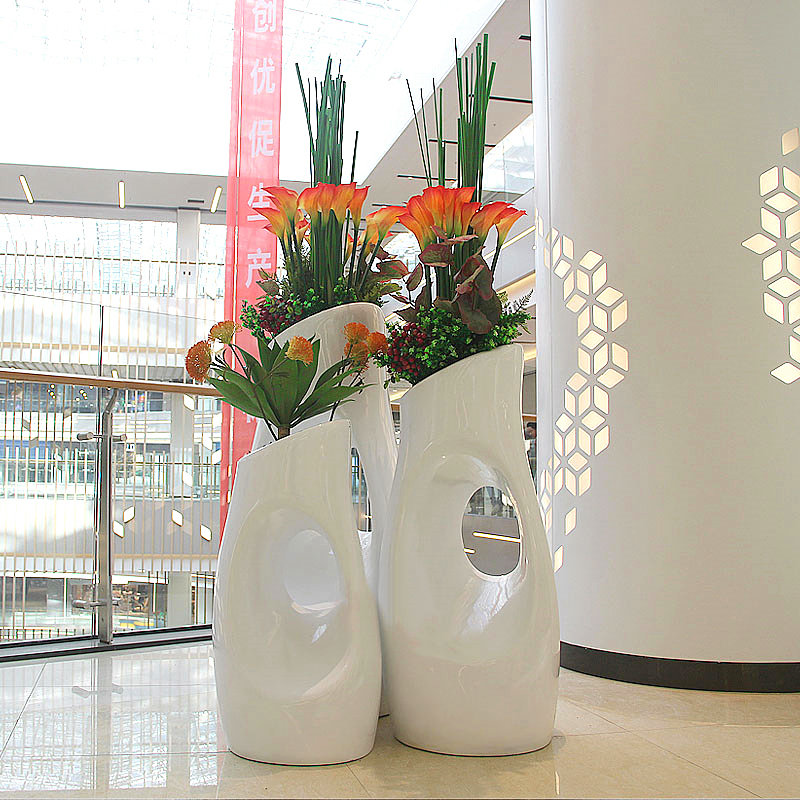 玻璃钢花箱花池