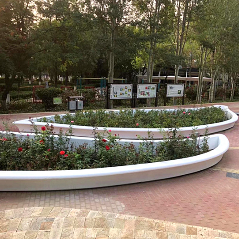 玻璃钢花池坐凳