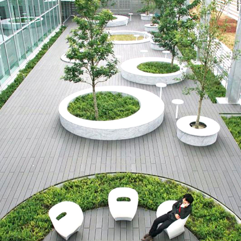 玻璃钢花池坐凳