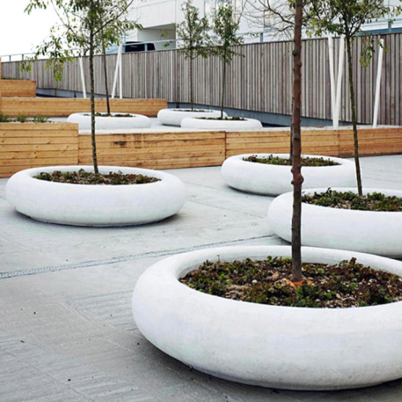 玻璃钢花池坐凳