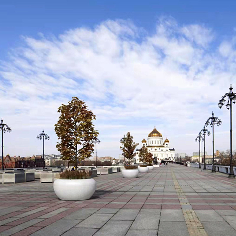 玻璃钢花池坐凳