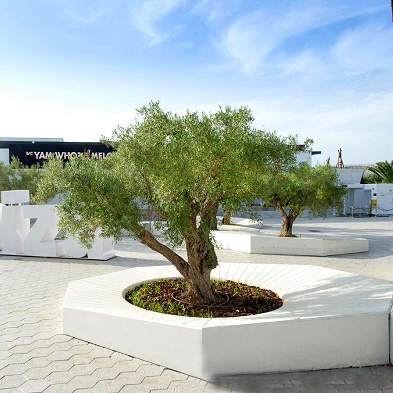 玻璃钢花池坐凳