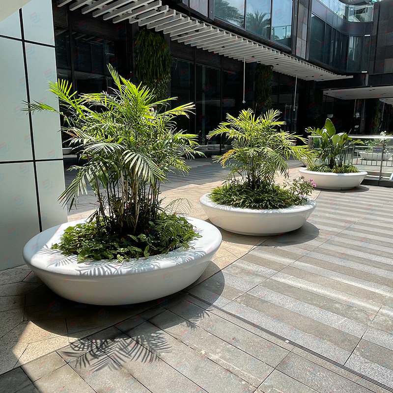 玻璃钢花池坐凳