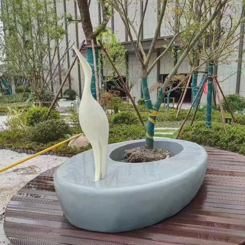 玻璃钢花池坐凳