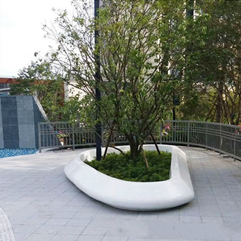 玻璃钢花池坐凳